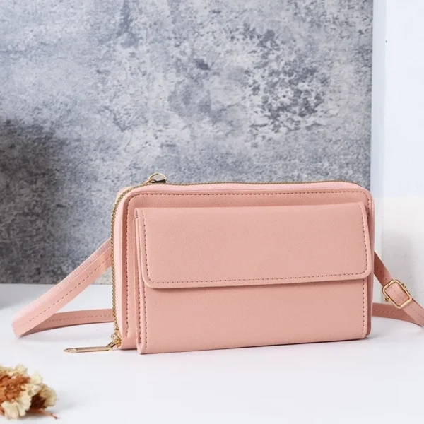 Pochette Cuir Bandouliere Femme 6 1
