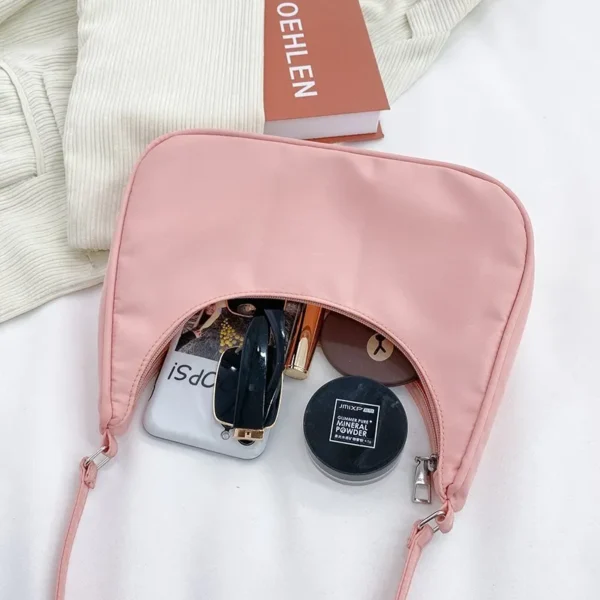 Sac Baguette Rose 14 1