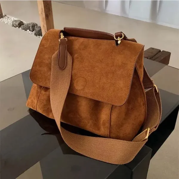 Sac Bandouliere en Daim Femme 10 1