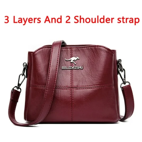 Sac Besace Cuir Souple Noir Femme 13 1