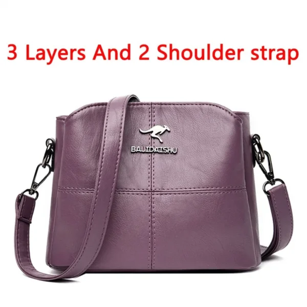 Sac Besace Cuir Souple Noir Femme 14 1