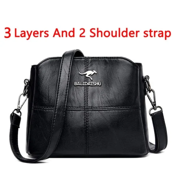 Sac Besace Cuir Souple Noir Femme 15 1