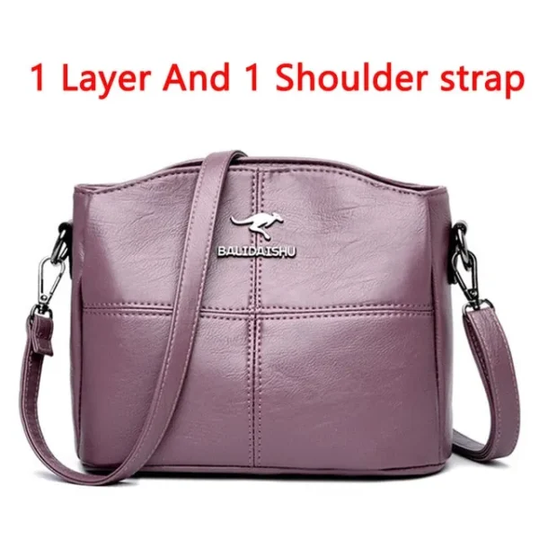 Sac Besace Cuir Souple Noir Femme 16 1