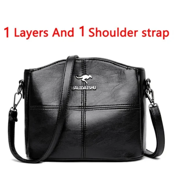 Sac Besace Cuir Souple Noir Femme 18 1