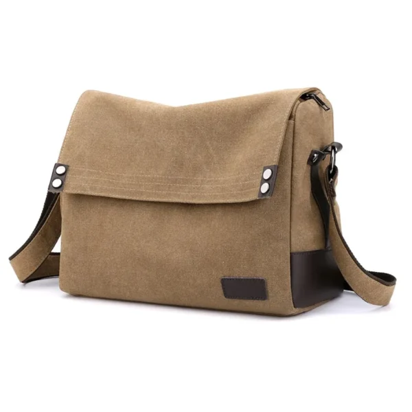 Sacoche Bandouliere Homme Beige 8 1